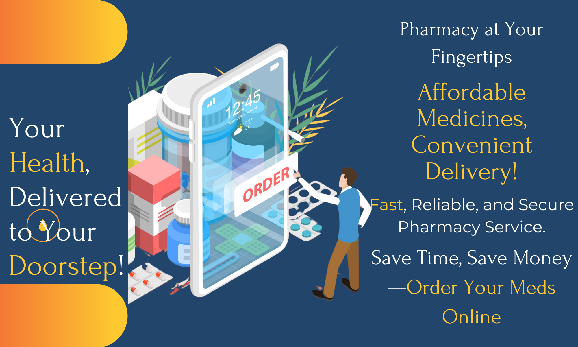 Pharmacy banner (10 x 6 in)